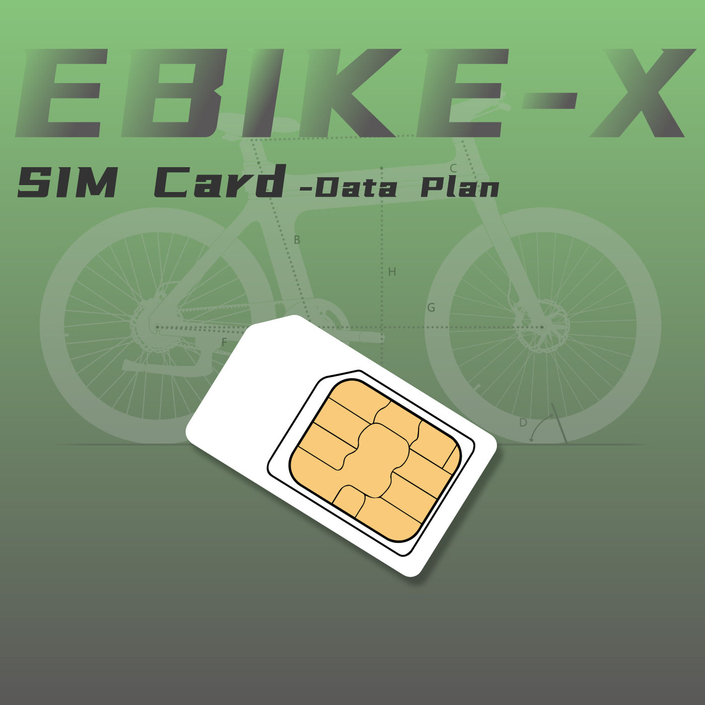 Ebike-X simkaart data-abonnement